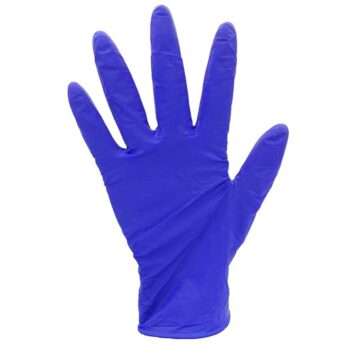Luva Azul Nitrilica SUPERMAX