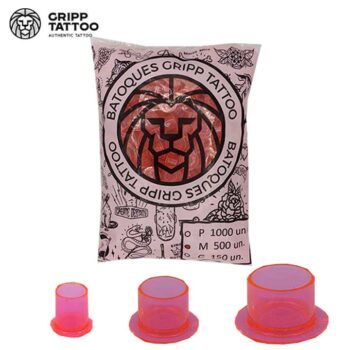 Batoque Pink c/Base Invertida Gripp Tattoo