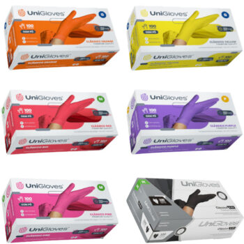 Luva Unigloves Colorida Látex