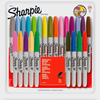 Kit 24 Caneta Sharpie Fine Classic