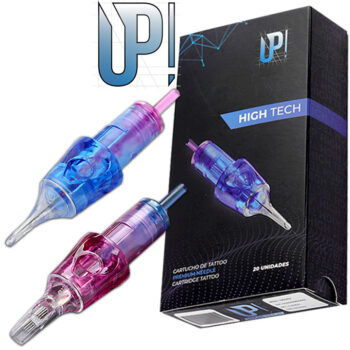 Cartucho UP High Tech - Agulha Up Tattoo - Cartucho Fine Line - Caixa 20 Unidades
