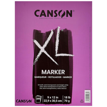 Papel Bloco XL Marker A4 com 100 folhas Canson