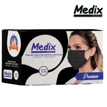 Máscara Descartável Medix - Caixa 50 Unidades