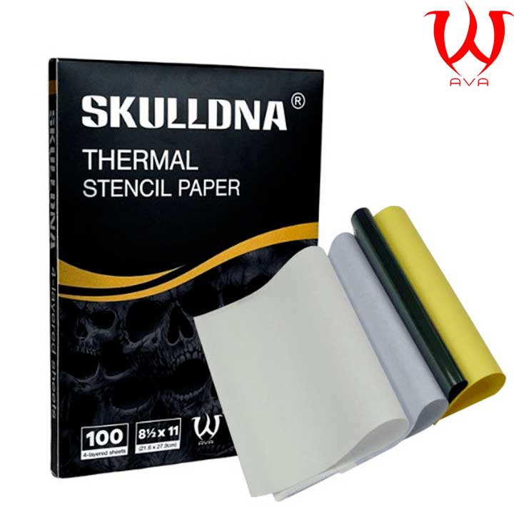 Papel Thermal AVA SKULLDNA Papel Termico - Paper A4 100 folhas